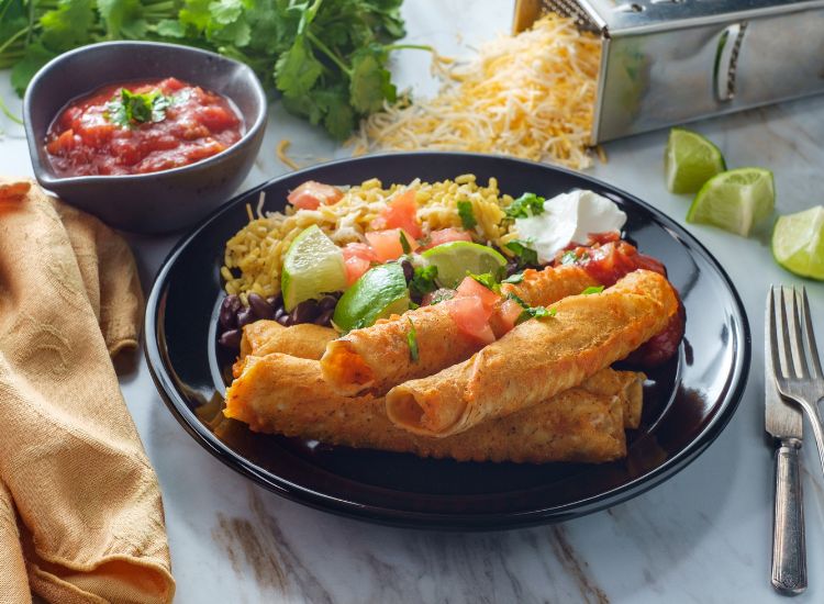 Taquitos mexicains roulés croustillants – Recette Tex-Mex maison